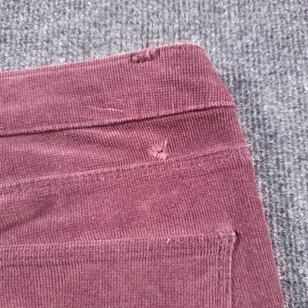 Zara Basic Women's Corduroy Skinny Pants‎ Burgundy Size 4